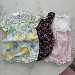 Janie and Jack Girl Bubble Bundle 6-12months